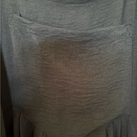 New Medium Cueply Black Wide Leg Overalls Jumpsuit - Picture 13 of 13